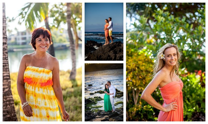 Airy dresses in bright colors for a beach photo session